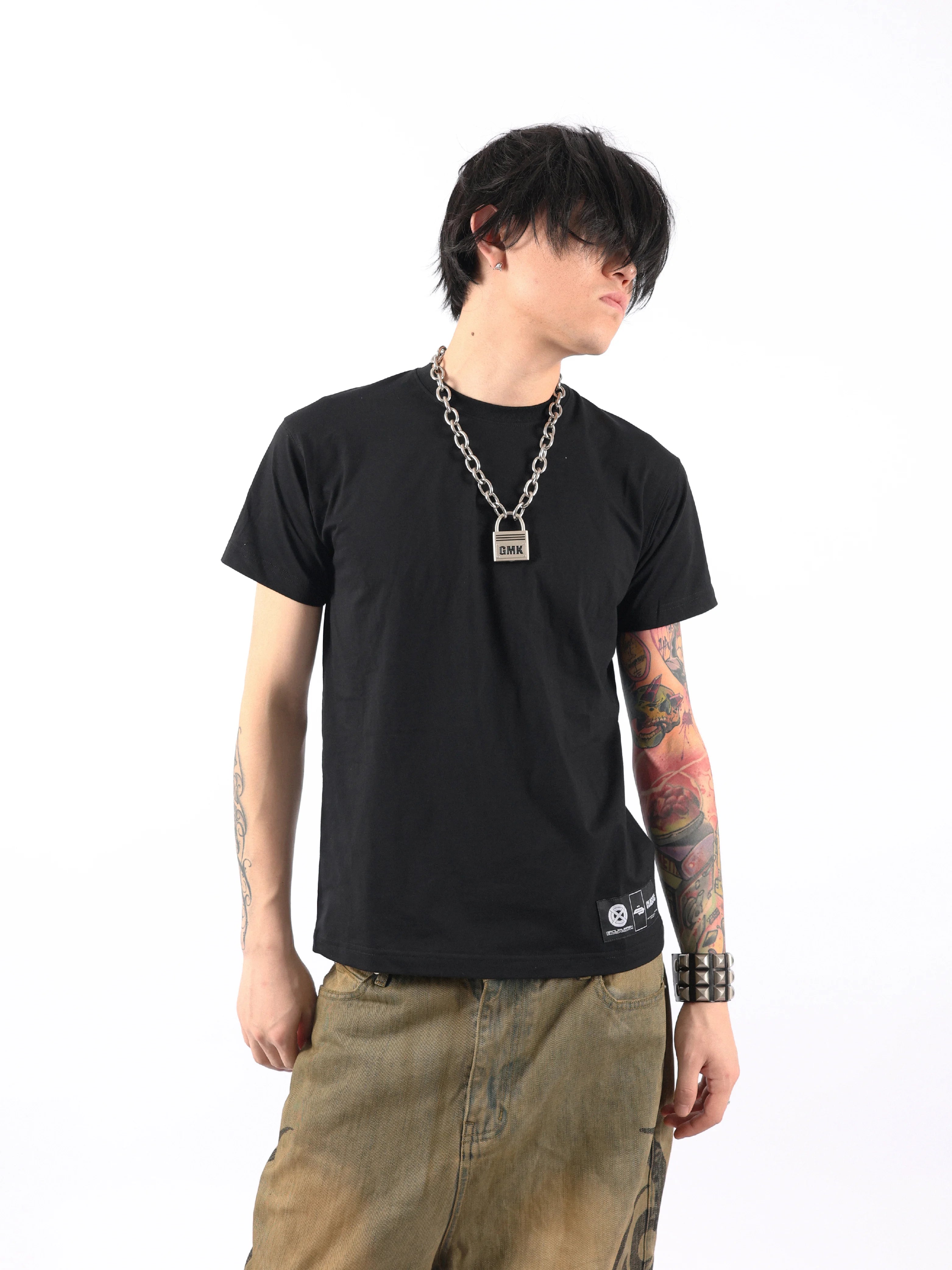 Two-tone Slim Stretchy Breathable Sports Tee
