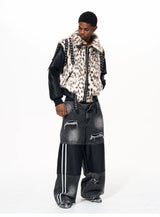 Men's Winter Fur Patchwork Padded Coat