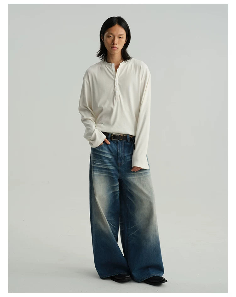 Henley Long Sleeve Tee