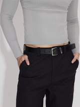 Black Gray Lightweight Washed Parachute Pants
