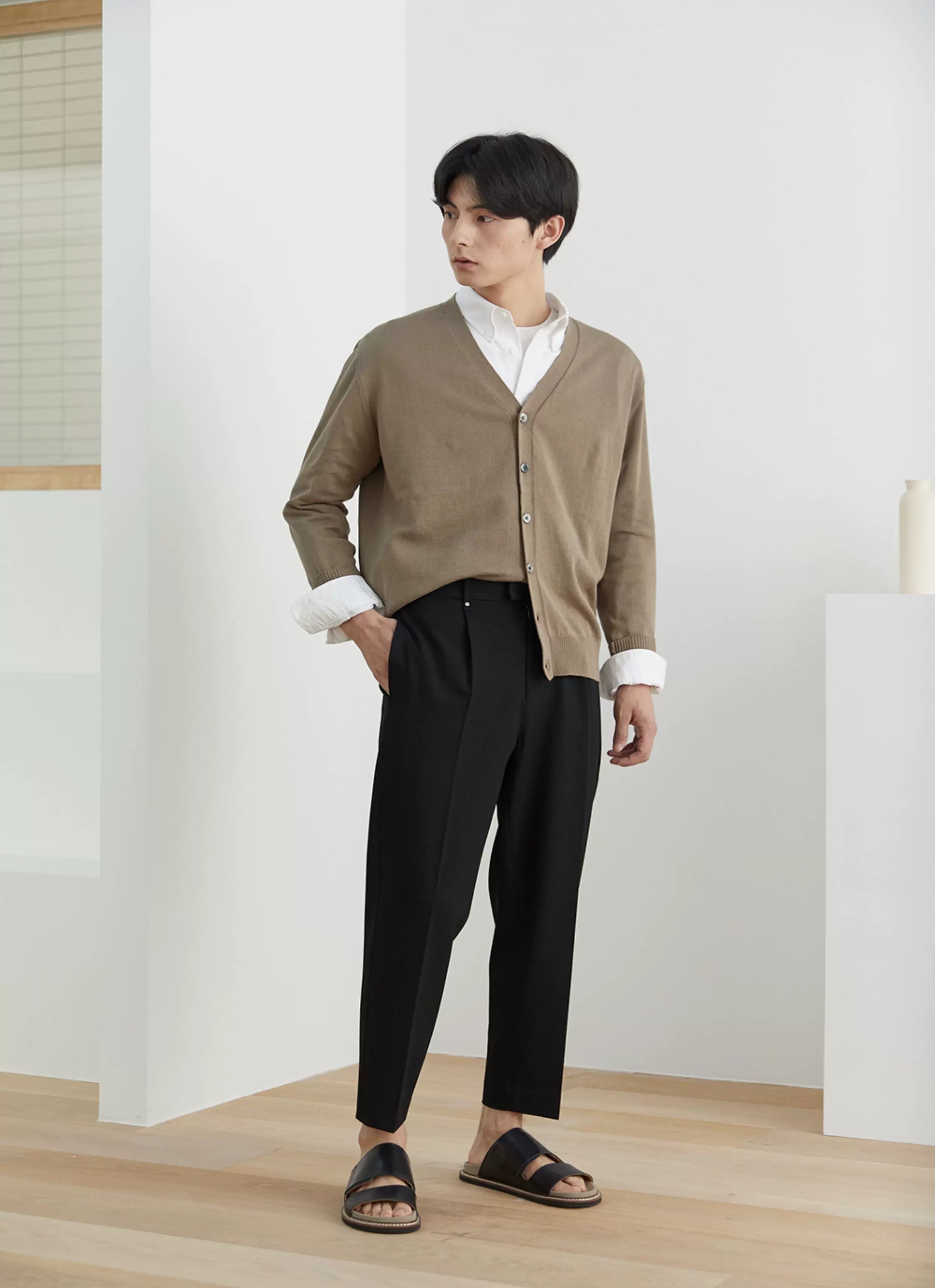 Elastic Waist Loose Ankle Pants