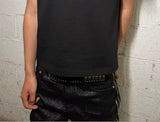 Regular Shoulder Short Sleeve Rhinestone Tees