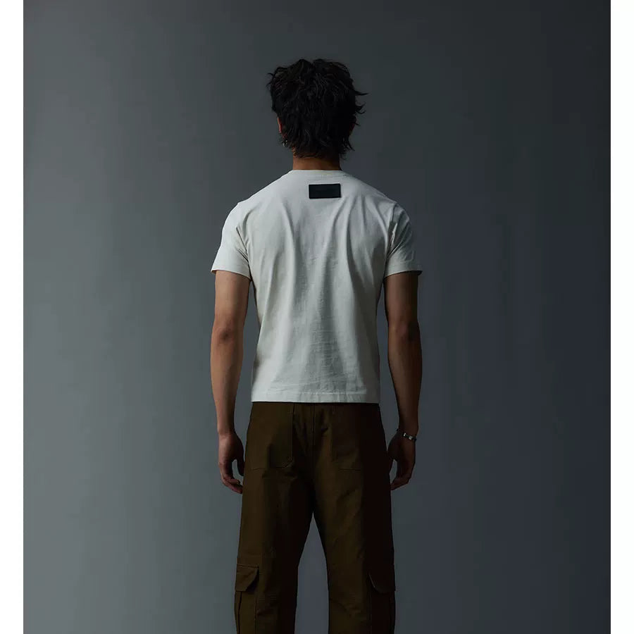 Unisex Tri-Color Slim Cotton Tees