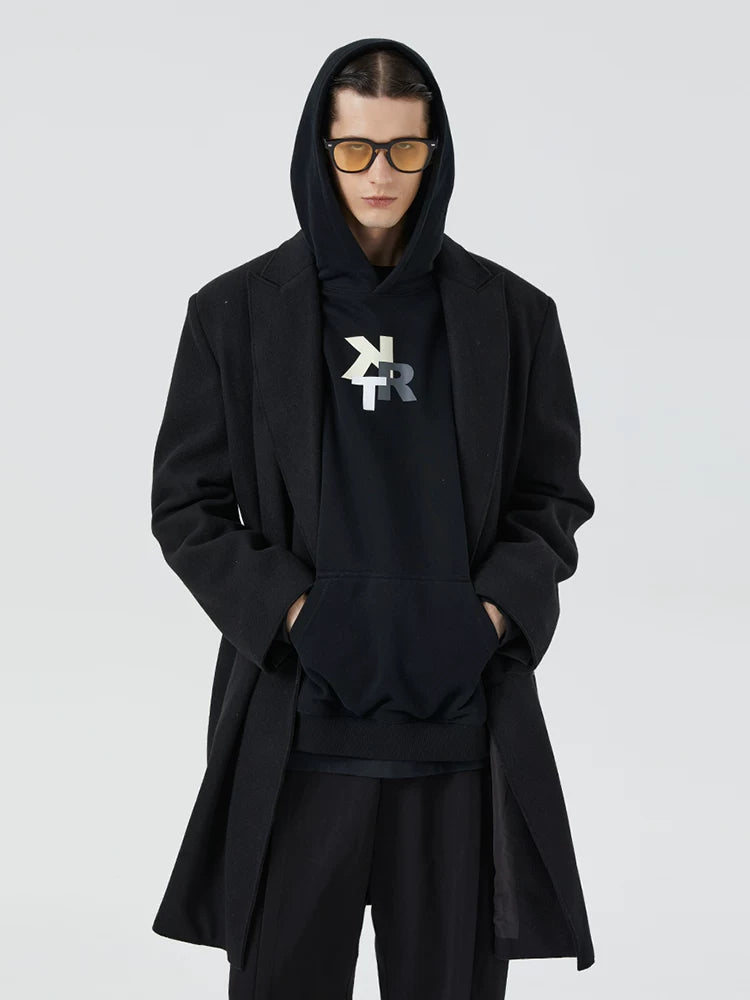 Men's Oversized Commuter Wool Coat