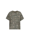 K.I.A. Hand-Cut Distressed Camo Tee