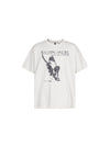 Distressed Fallen Angel Printed Vintage Tee