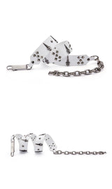 Medieval Genuine Leather Chain Rivet Belt