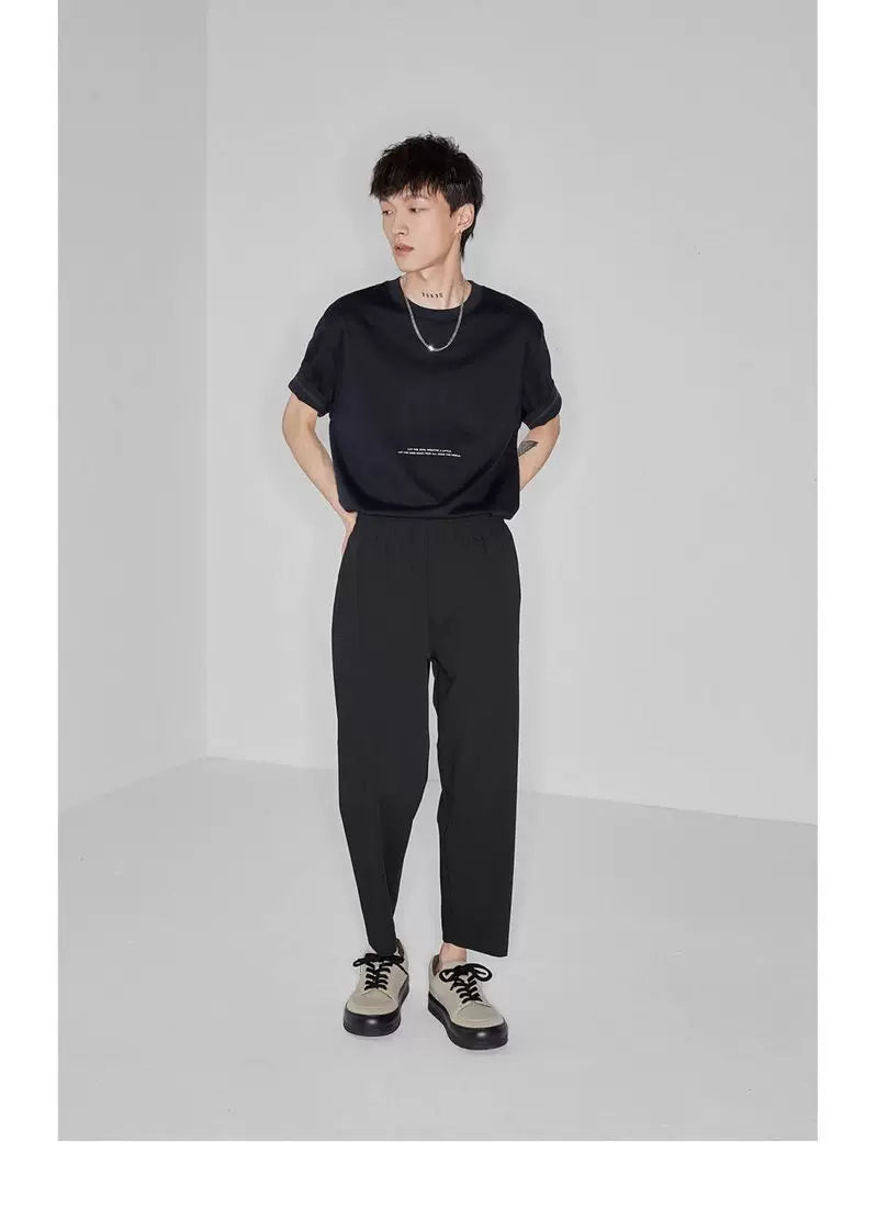 Double-sided Color-block Printed Pima Cotton Tee