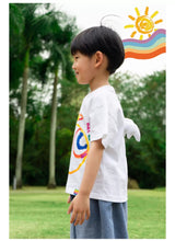 Angel Wing Print Cotton Kids' Tees