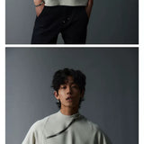 Short Sleeve Mock Neck Zip Tee
