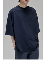 Vintage Ribbed Half Sleeve Tees