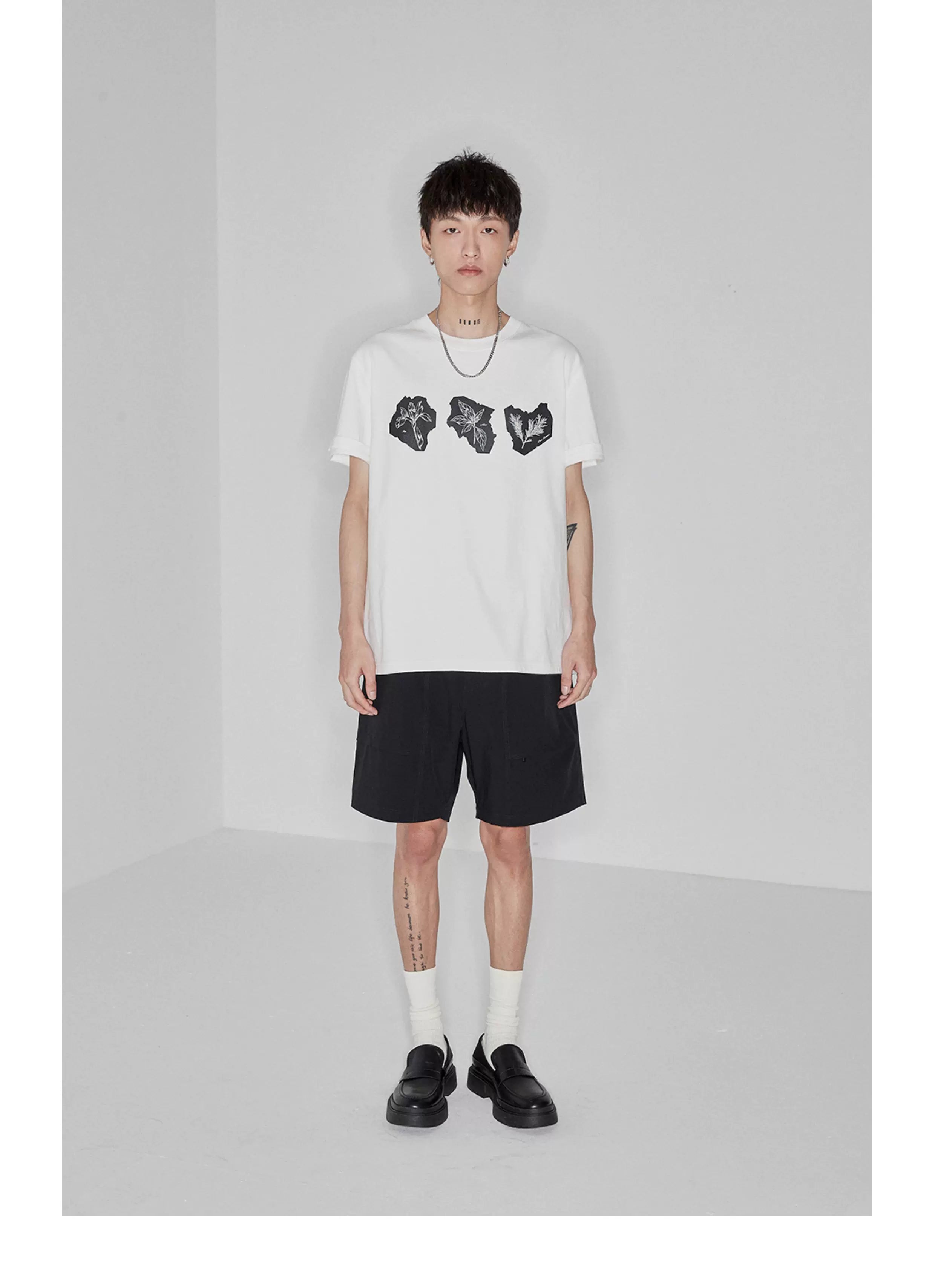 Plaid Multi-Pocket Elastic Waist Shorts