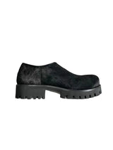 5cm Heightened Horsehair Leather Derby Shoes
