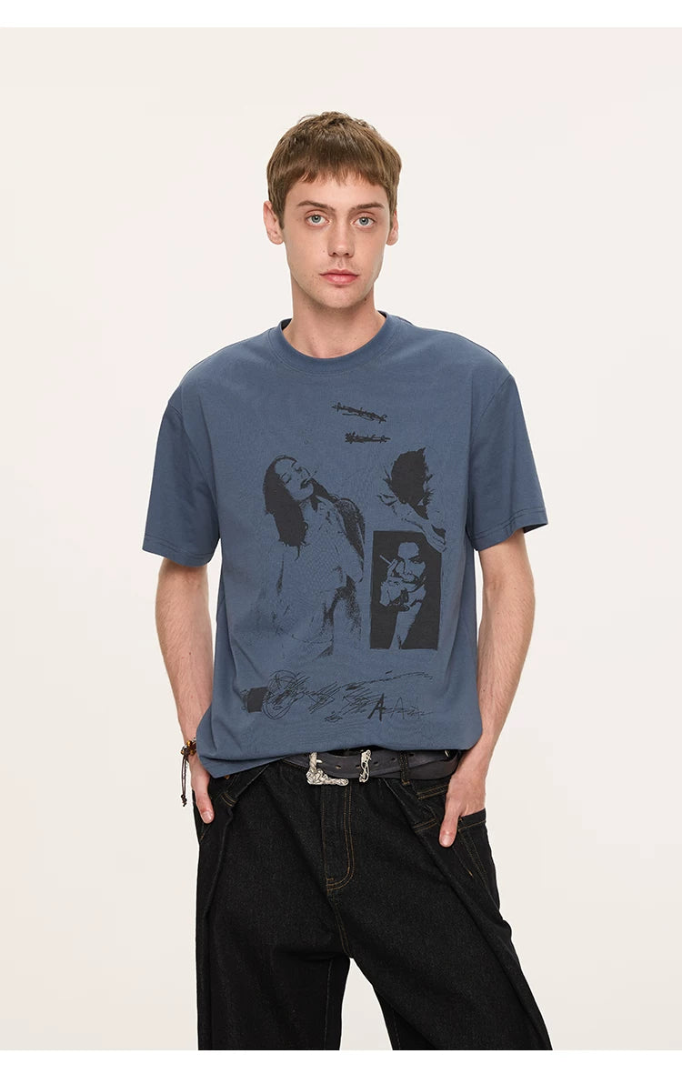 Vintage Graphic Loose Cooling Sorona Tee