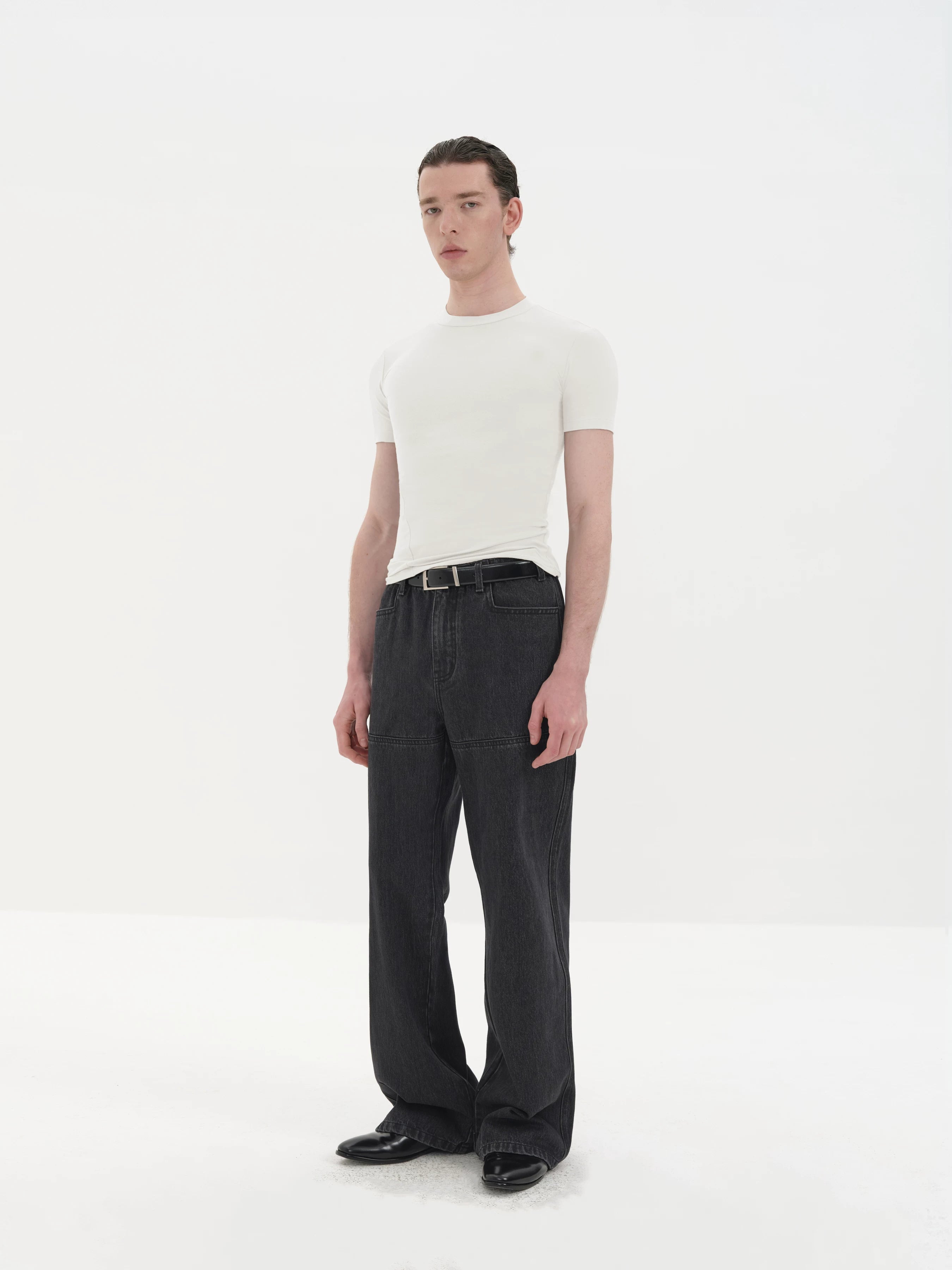 Short Sleeve Slim Merino Lyocell Tee