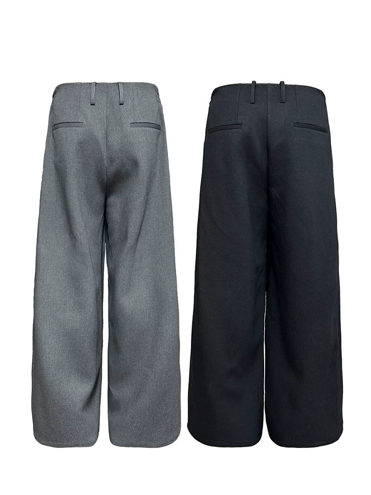 No Waistband Wide Leg TR Trousers