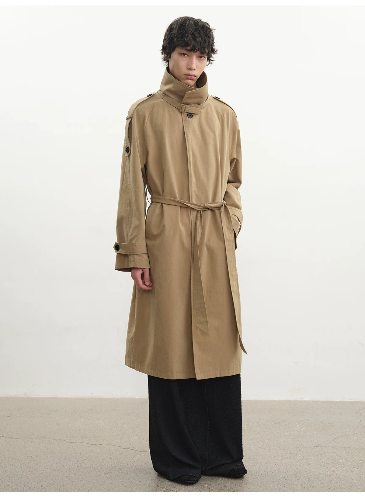 Relaxed Fit Trench Coat
