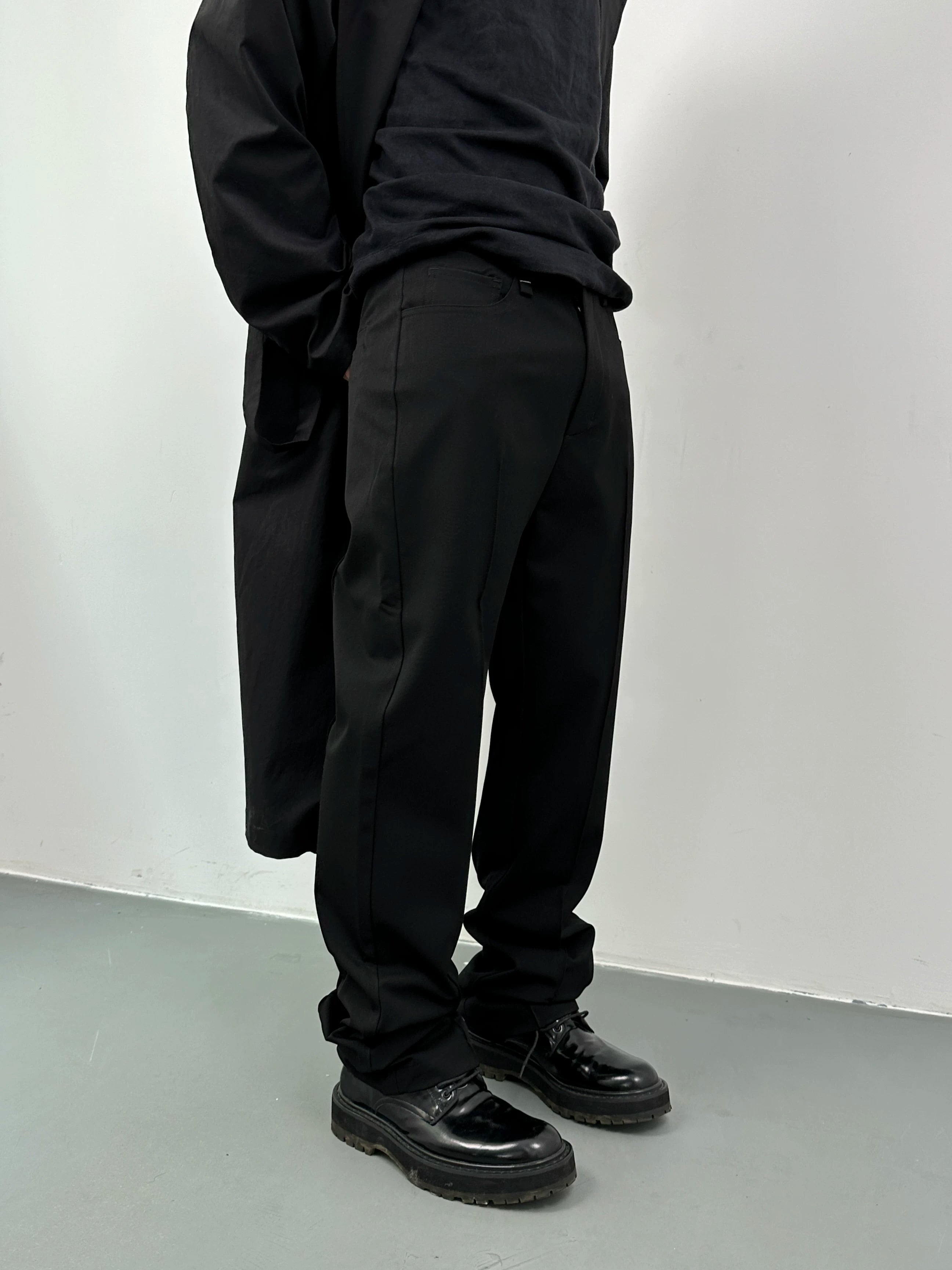Long Straight Leg Dress Pants