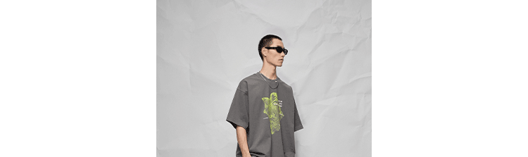 Oversized Graphic Print Tee