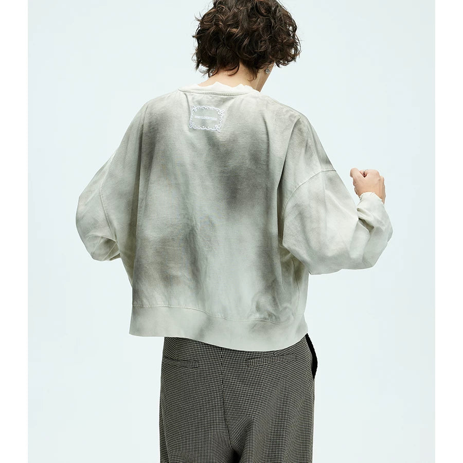 Four Color Baggy Couple Crewneck Sweatshirts