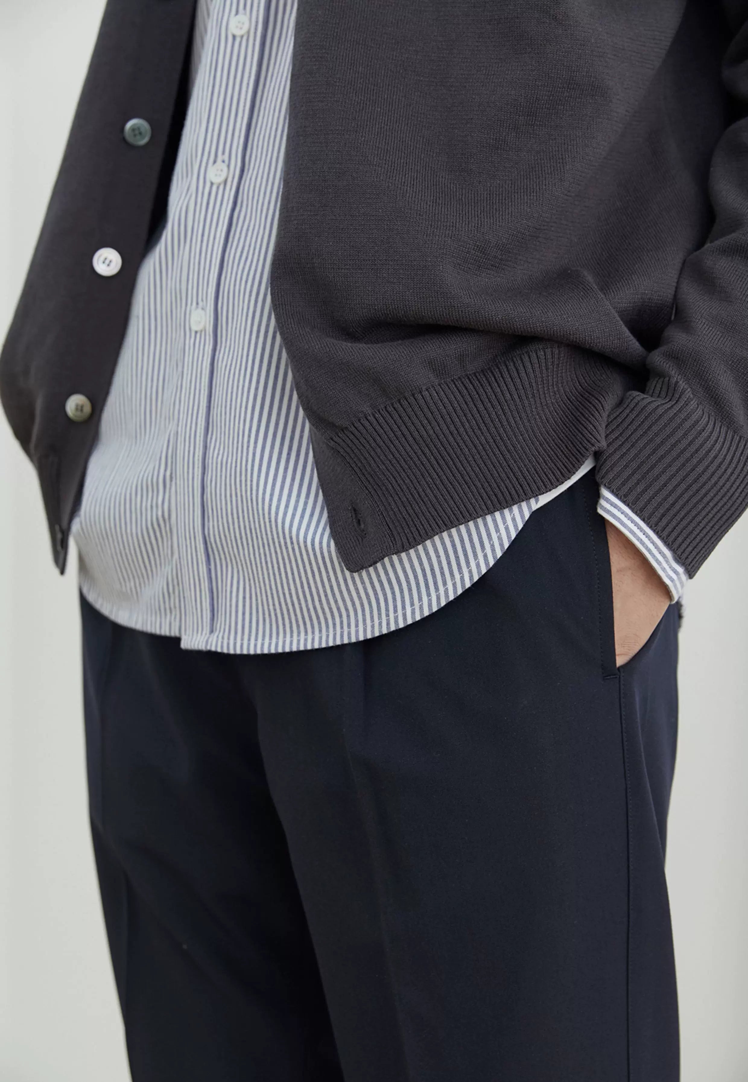 Elastic Waist Loose Ankle Pants