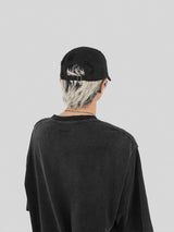 Distressed Embroidered Curved Brim Baseball Caps