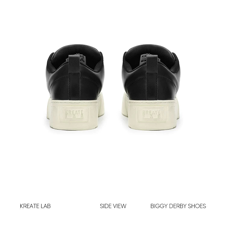 Nappa Leather Low-top Chunky Sneakers