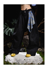 Multi-wear Detachable Washed Jeans