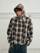 Men's Vintage Asymmetric Fleece Jacket