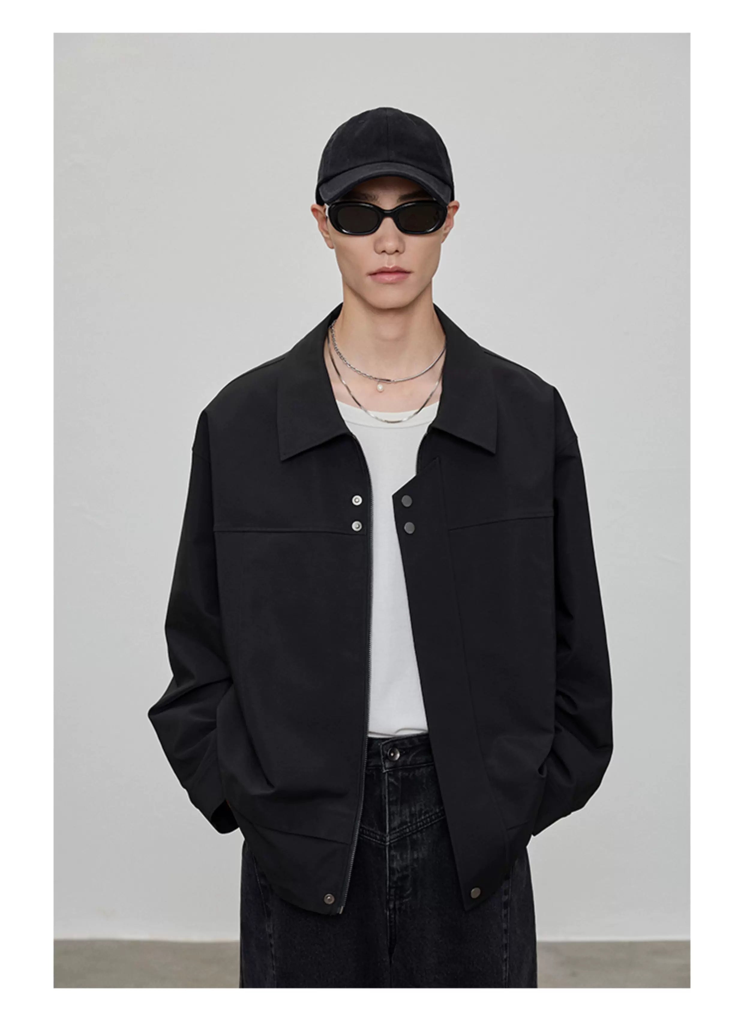 Square Collar Boxy Jacket