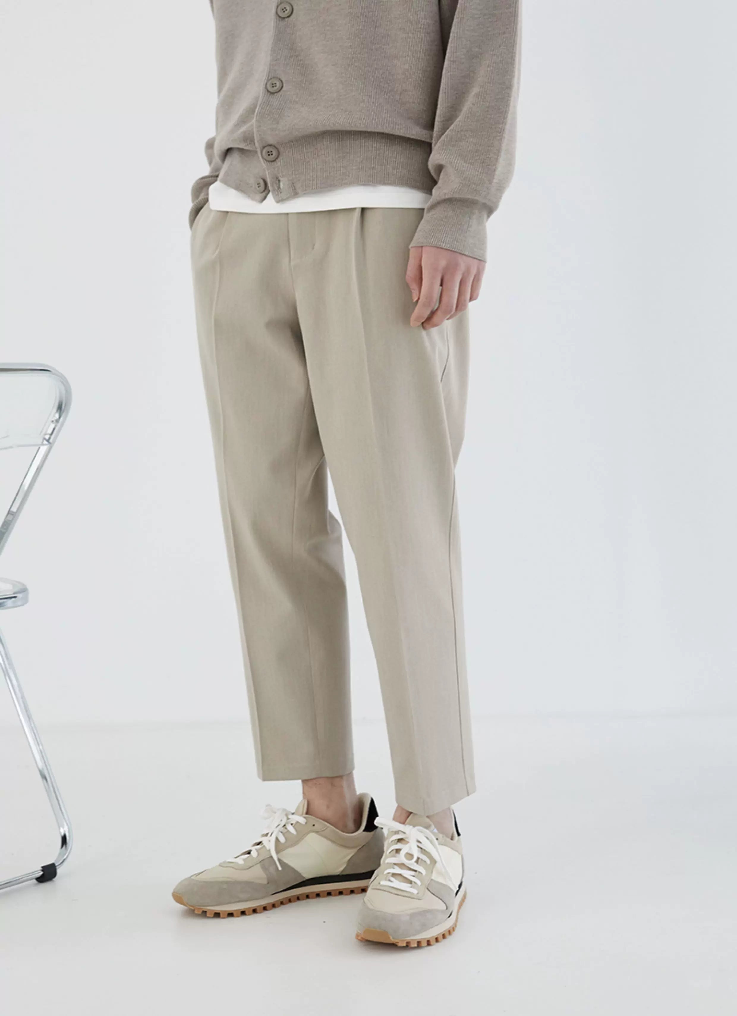 Elastic Waist Loose Ankle Pants