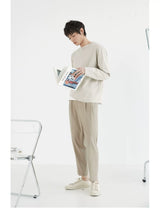 Double Pleated Wide Cropped Suit Pants