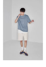 Double-sided Color-block Printed Pima Cotton Tee