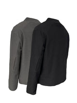 Textured Cropped Structured Cross-Collar Long-Sleeve Tops