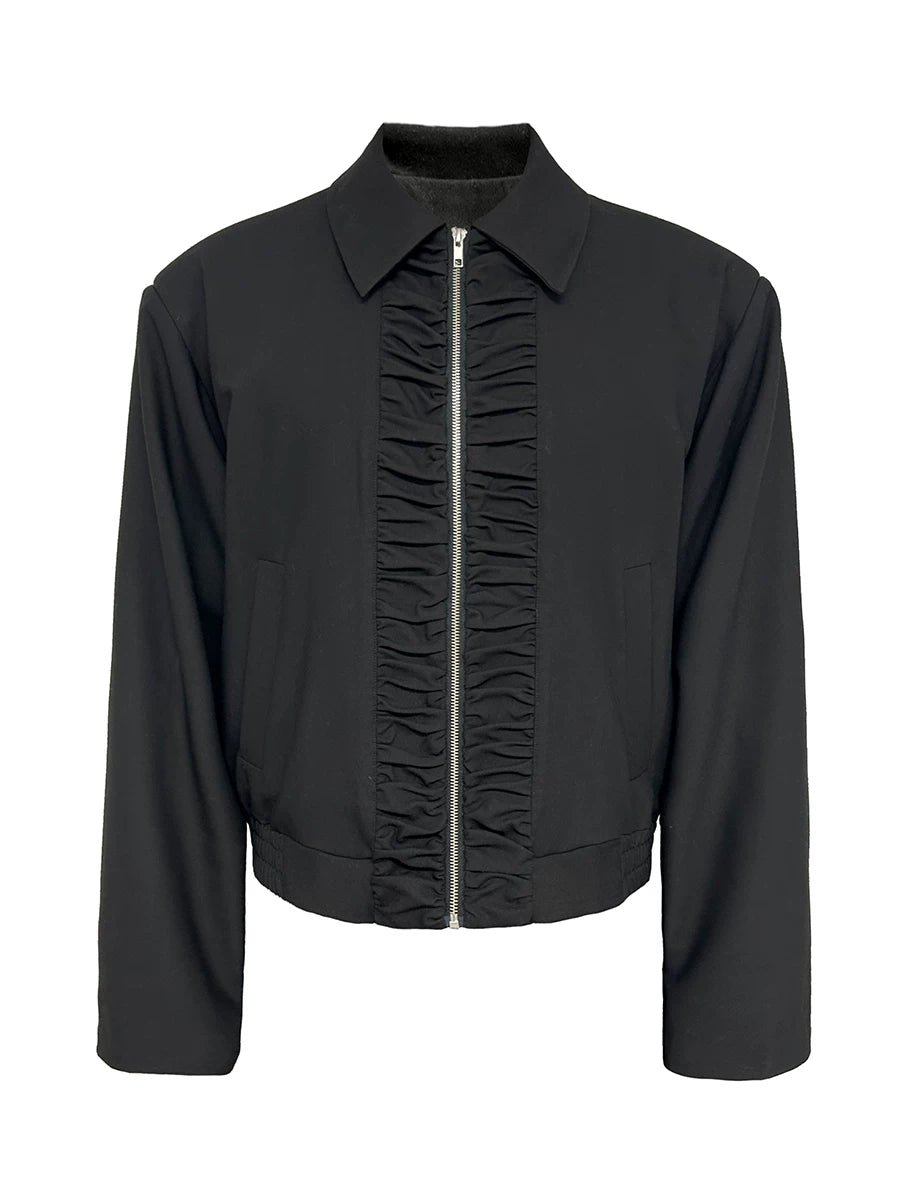 Boxy Fit Court Jacket YKK Zipper