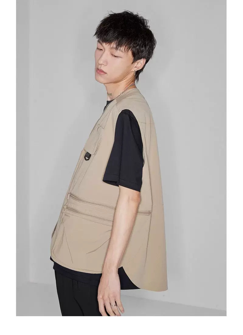 Double-sided Color-block Printed Pima Cotton Tee