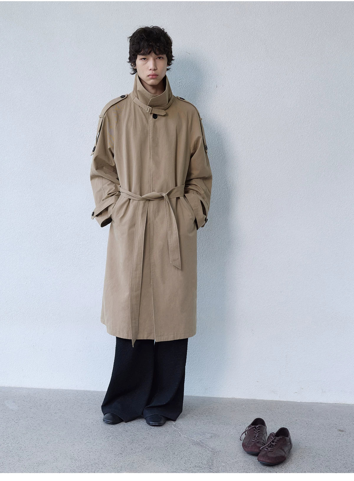 Relaxed Fit Trench Coat