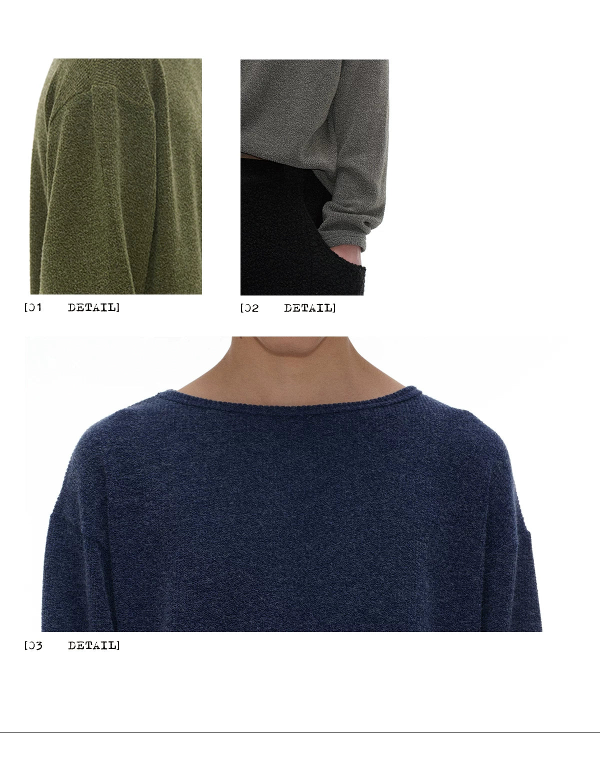 Ribbed Boat Neck Long Sleeve Tops