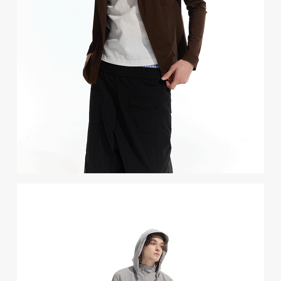 Detachable Hood Half-Zip UPF50+ Sun Jacket