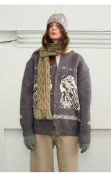 Thick Warm Cable Knit Tassel Scarf