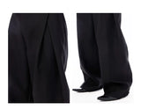 Wrinkle-Resistant Pleated Trousers