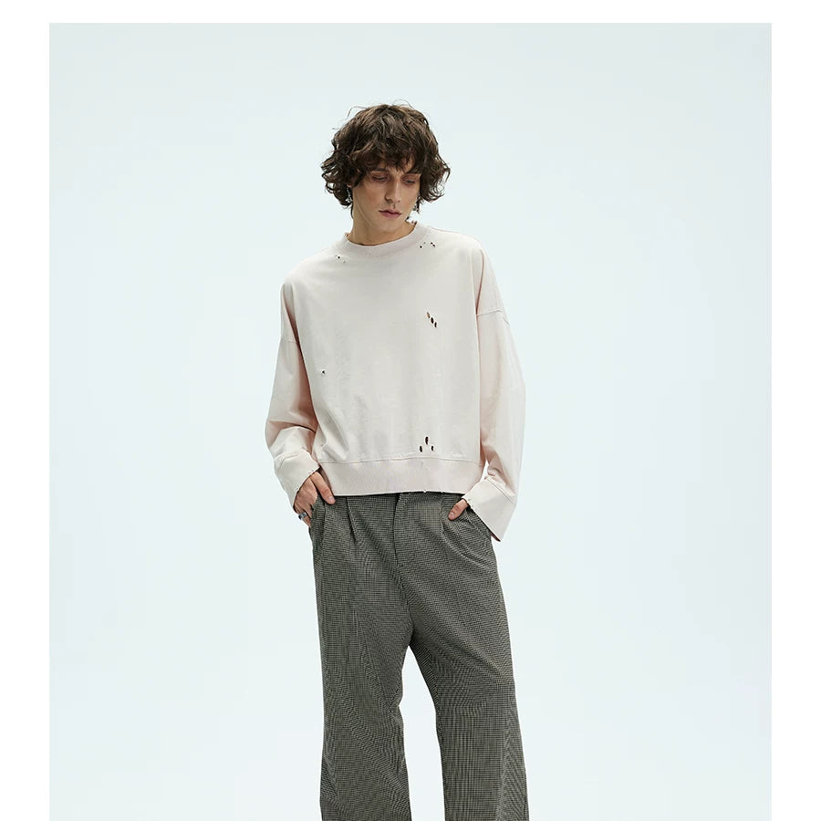 Four Color Baggy Couple Crewneck Sweatshirts