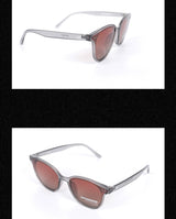 Gradient Orange Semi-transparent Frame Sunglasses