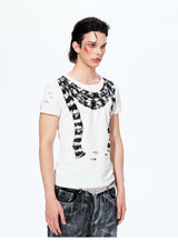 Men's Slim Skull Print Tee