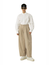 Casual Men's High-waisted Wide Leg Pants