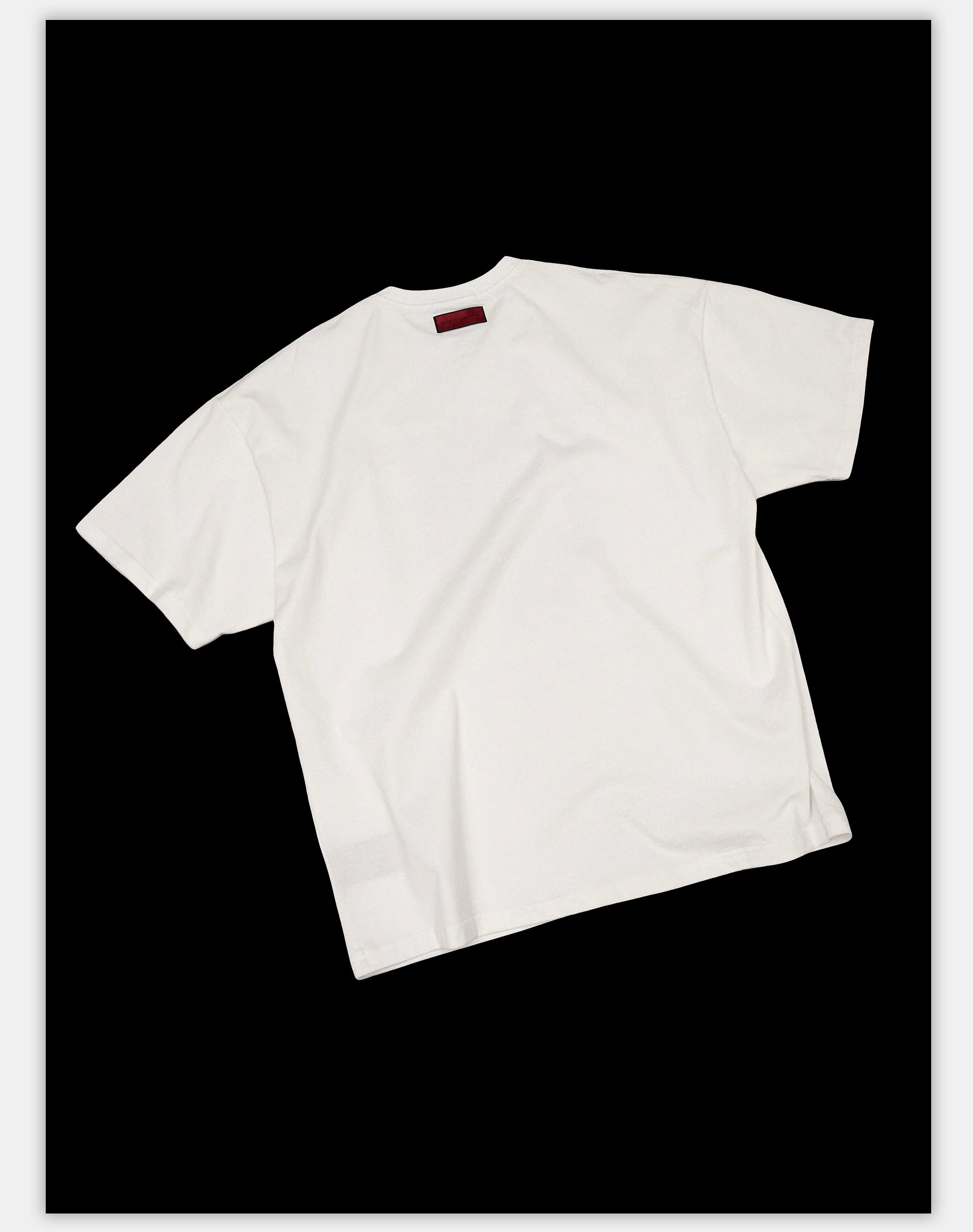Loose Ivory Printed Short Sleeve Tee