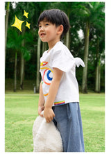 Angel Wing Print Cotton Kids' Tees