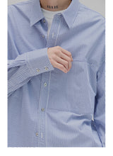 Striped Paneled Pocket Shirt