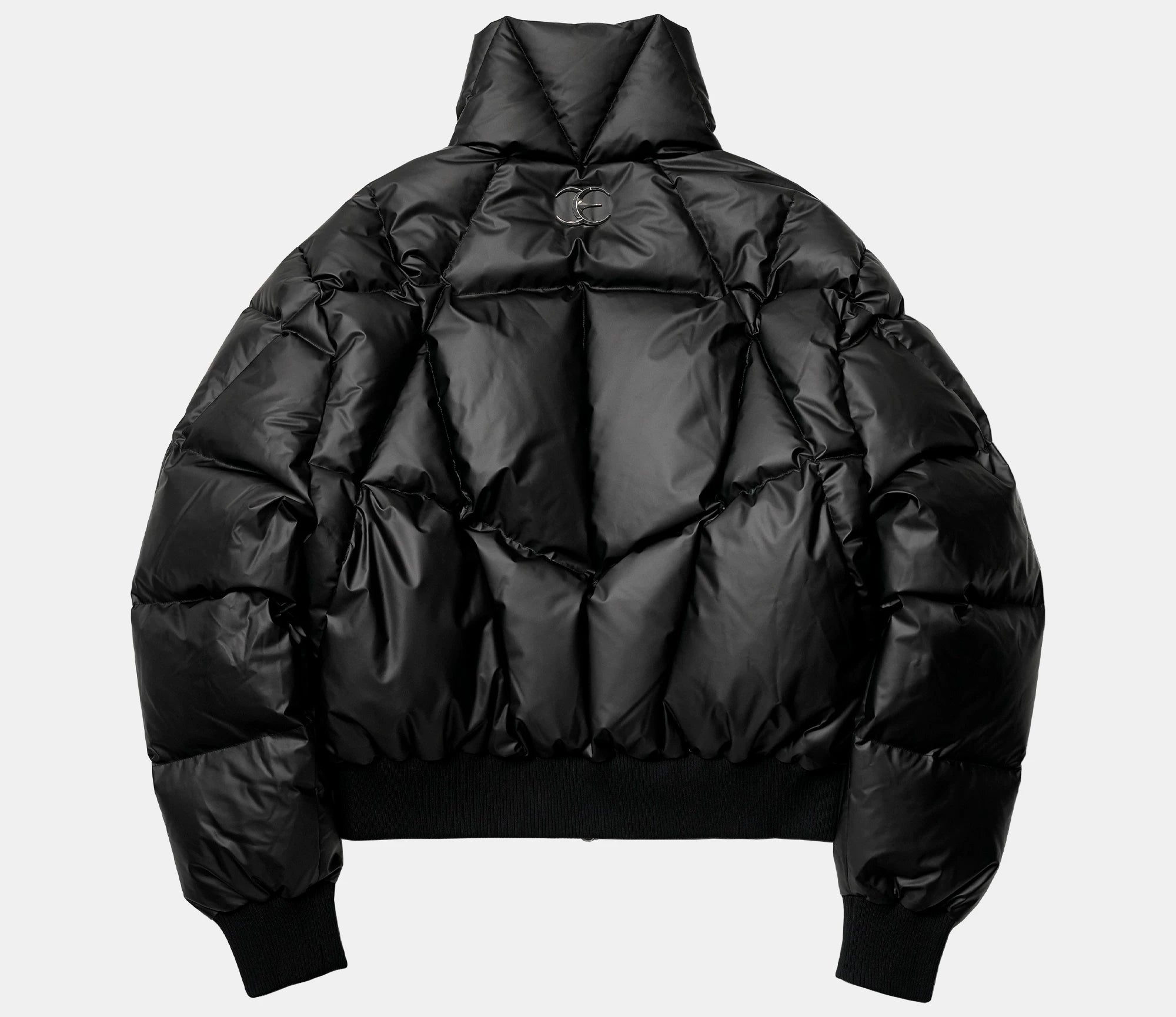 Oversized Zip Collar Puffer Jacket