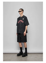 Pleated Metal Nylon Tech Cargo Shorts